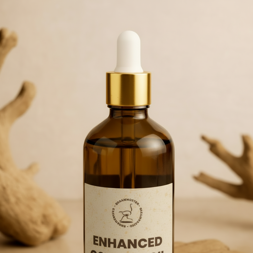 Enhanced Ostrich Oil - Close-up Detail